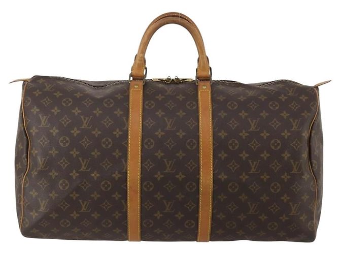 LOUIS VUITTON Monogram Keepall 55 Boston Bag M41424 LV Auth ep15437 Monogramma - vista 13