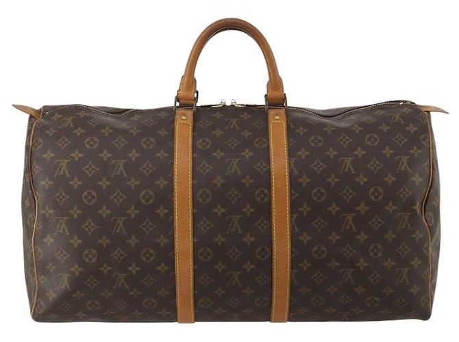 LOUIS VUITTON Monogram Keepall 55 Boston Bag M41424 LV Auth ep15437 Monogramma - vista 2
