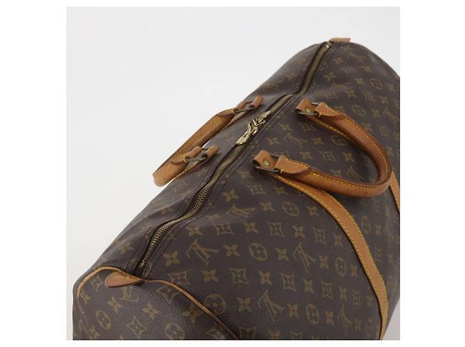 LOUIS VUITTON Monogram Keepall 55 Boston Bag M41424 LV Auth ep15437 Monogramma - vista 6