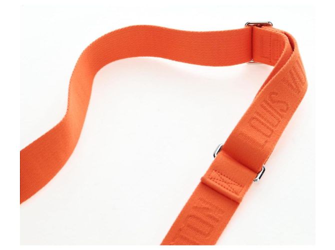 LOUIS VUITTON Borsa a tracolla Keepall XS Pelle Orange M81004 LV Auth 196076M Arancione - vista 15