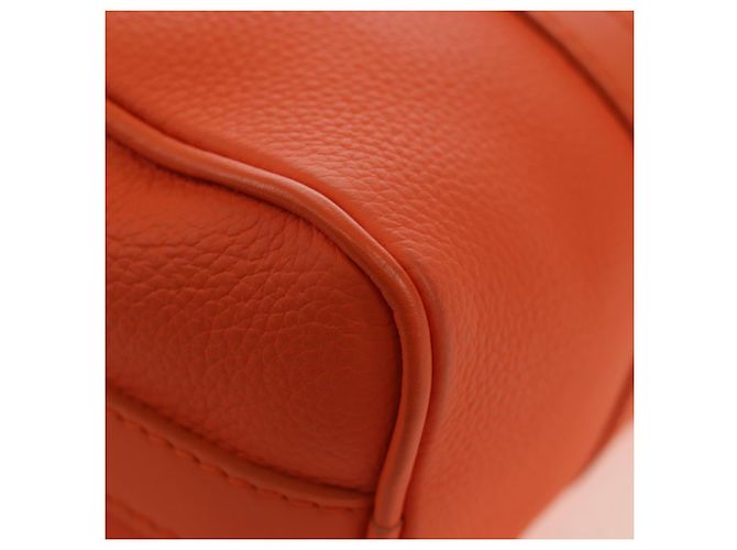 LOUIS VUITTON Borsa a tracolla Keepall XS Pelle Orange M81004 LV Auth 196076M Arancione - vista 16