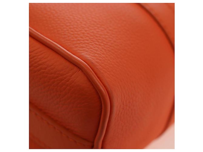 LOUIS VUITTON Borsa a tracolla Keepall XS Pelle Orange M81004 LV Auth 196076M Arancione - vista 18