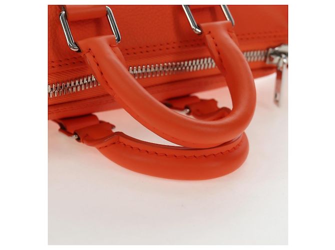 LOUIS VUITTON Borsa a tracolla Keepall XS Pelle Orange M81004 LV Auth 196076M Arancione - vista 6