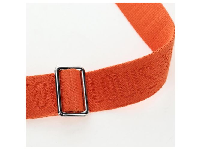 LOUIS VUITTON Borsa a tracolla Keepall XS Pelle Orange M81004 LV Auth 196076M Arancione - vista 8