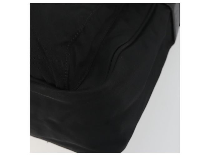 Borsa a Tracolla PRADA Nylon Nero Argento Auth 194350A - vista 15