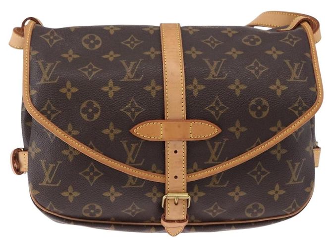 LOUIS VUITTON Monogram Saumur 30 Shoulder Bag M42256 LV Auth ka5588V Monogramma - vista 13