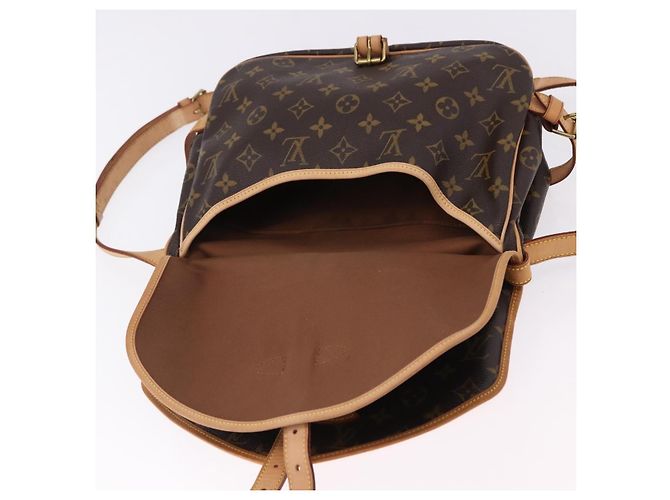LOUIS VUITTON Monogram Saumur 30 Shoulder Bag M42256 LV Auth ka5588V Monogramma - vista 27