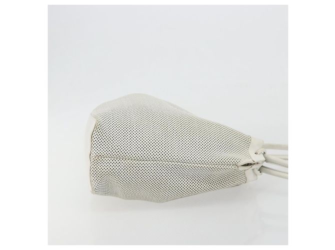 Borsa a tracolla GUCCI in tela Micro GG e pelle Bianca 90644 Auth 195055 Bianco - vista 3