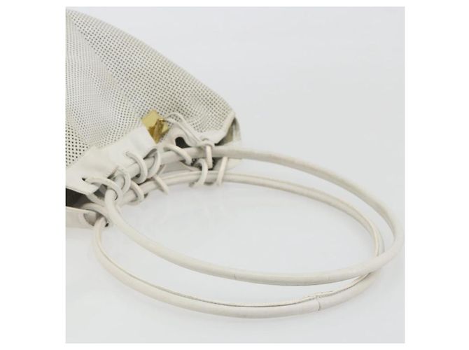 Borsa a tracolla GUCCI in tela Micro GG e pelle Bianca 90644 Auth 195055 Bianco - vista 7