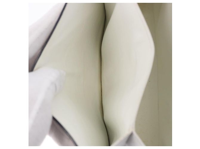 Céline Borsa a tracolla CELINE in pelle Nero Bianco Auth ka5694A - vista 22