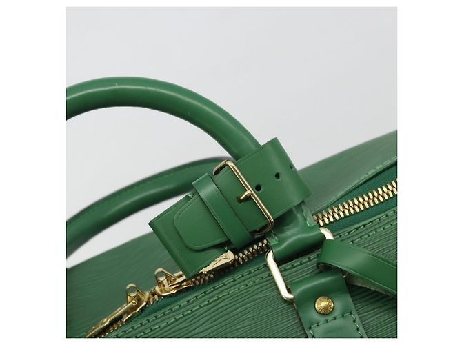 LOUIS VUITTON Epi Keepall 50 Boston Bag Green M42964 LV Auth 195209V Verde - vista 18