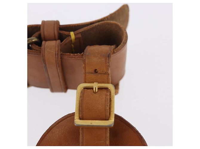 LOUIS VUITTON Etichetta per nome Powanie 10 Set Powanie Leather Beige LV Auth 191944 - vista 14