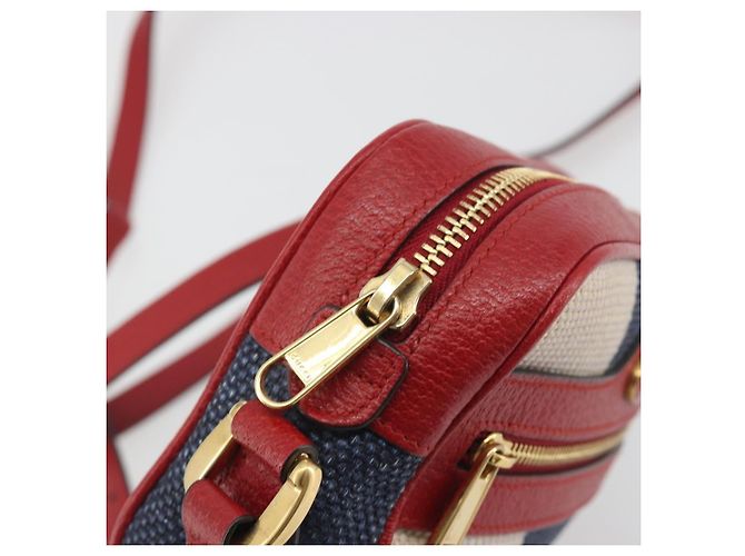 Borsa a tracolla GUCCI Ofidia Canvas Red Gold 517350 Auth 194980A Rosso D'oro - vista 10