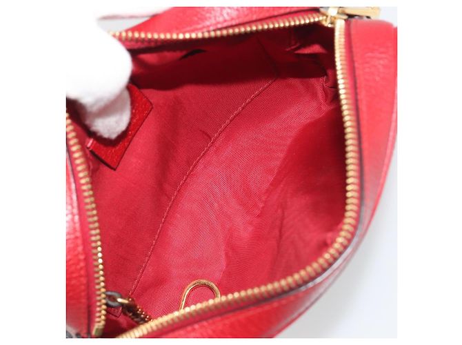 Borsa a tracolla GUCCI Ofidia Canvas Red Gold 517350 Auth 194980A Rosso D'oro - vista 11