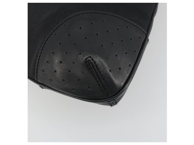 Borsa GUCCI Interlocking G Canvas Nero Argento Auth 195355V - vista 14