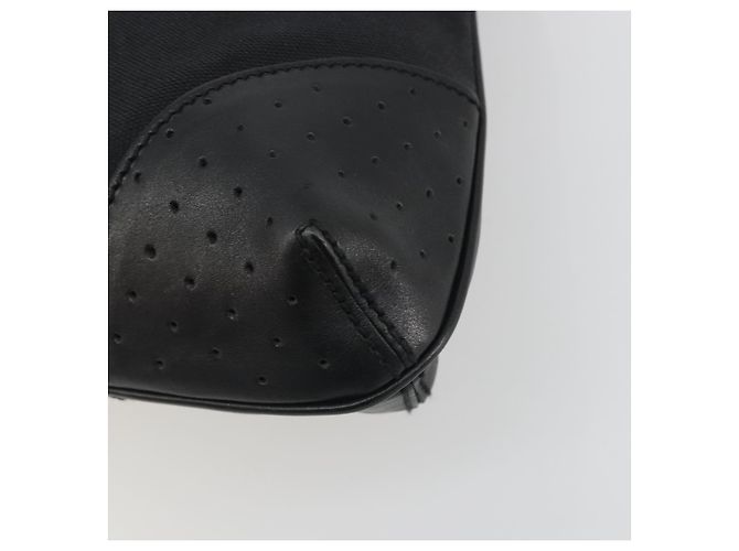 Borsa GUCCI Interlocking G Canvas Nero Argento Auth 195355V - vista 15