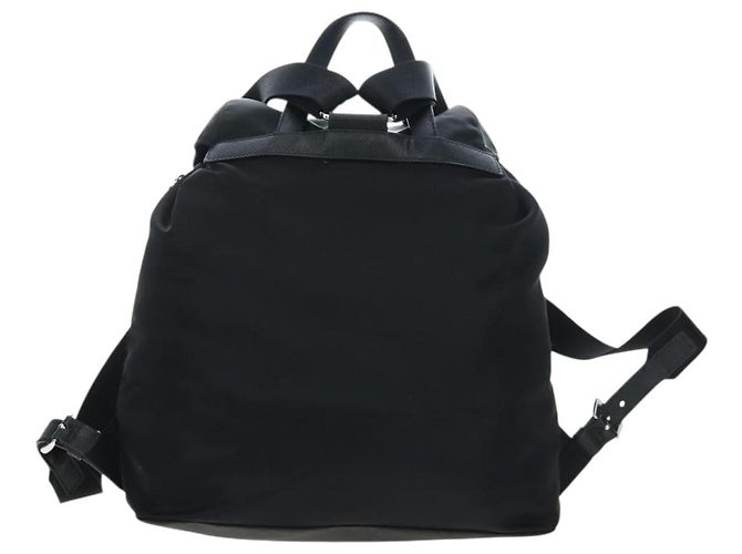 PRADA robot Rucksack Nylon Black Silver Auth 195301V Schwarz Silber - Ansicht 2