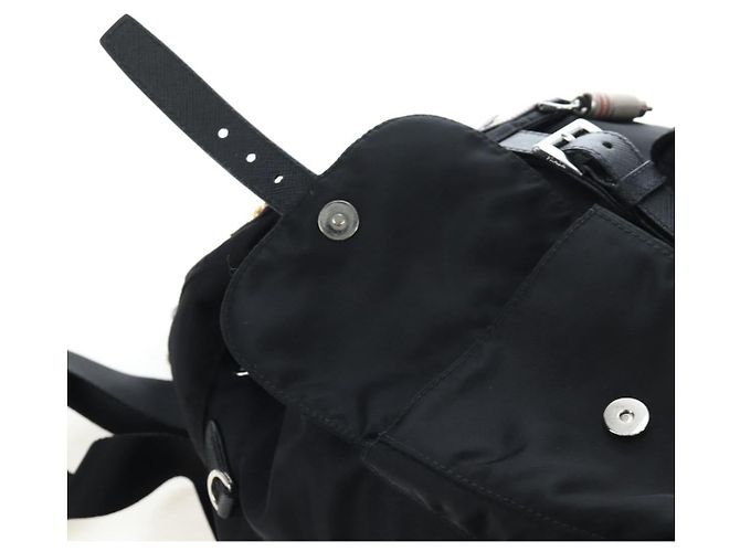 PRADA robot Rucksack Nylon Black Silver Auth 195301V Schwarz Silber - Ansicht 21