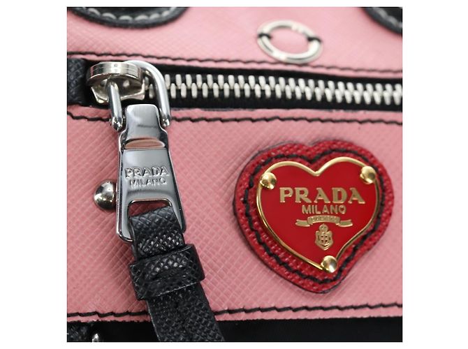 PRADA robot Rucksack Nylon Black Silver Auth 195301V Schwarz Silber - Ansicht 25