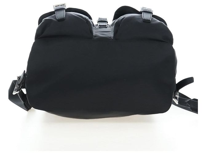 PRADA robot Rucksack Nylon Black Silver Auth 195301V Schwarz Silber - Ansicht 5