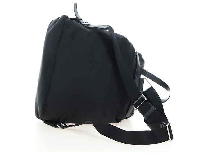 PRADA robot Rucksack Nylon Black Silver Auth 195301V Schwarz Silber - Ansicht 8