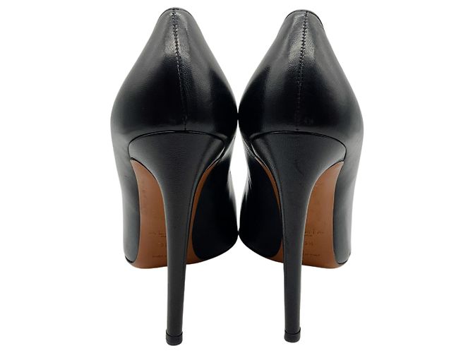 Alaïa Décolleté Alaia in pelle nera con punta a mandorla Nero - vista 5