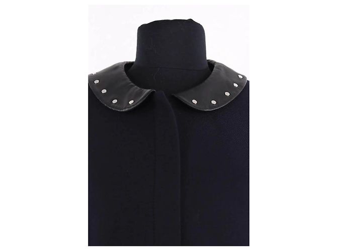 Claudie Pierlot Abrigo azul marino - vista 2