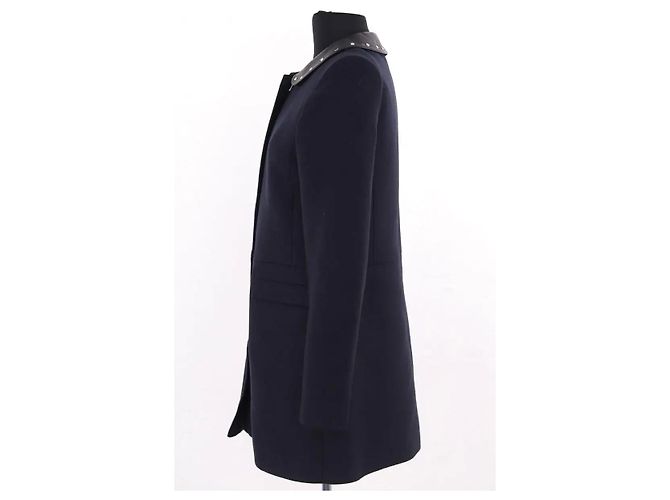 Claudie Pierlot Abrigo azul marino - vista 3