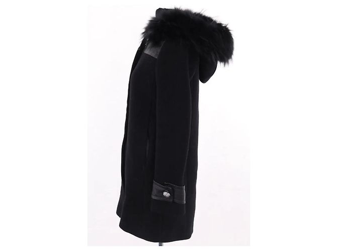 Claudie Pierlot Abrigo negro - vista 3