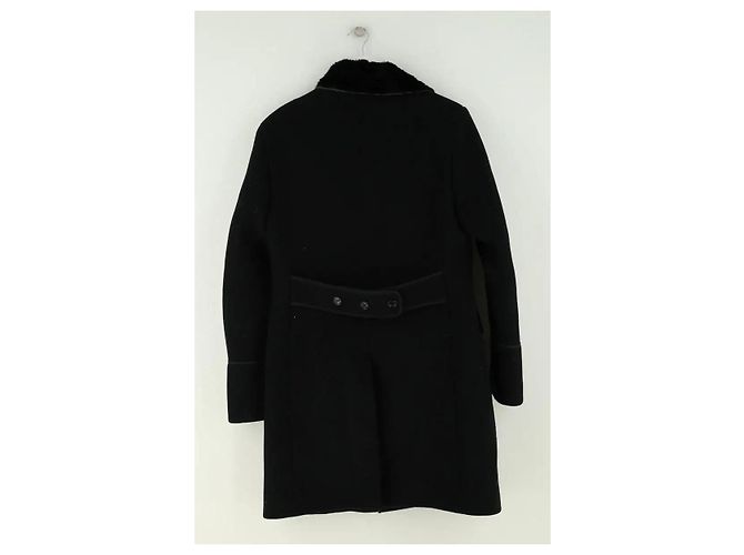 Burberry Schwarzer Mantel - Ansicht 3