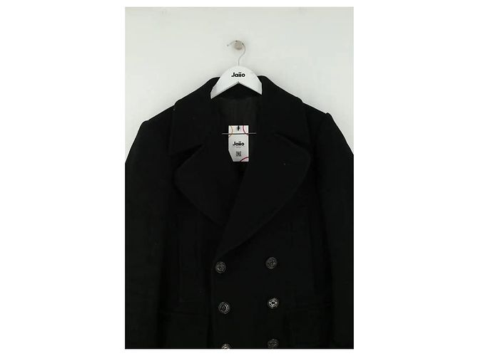 Burberry Schwarzer Mantel - Ansicht 2