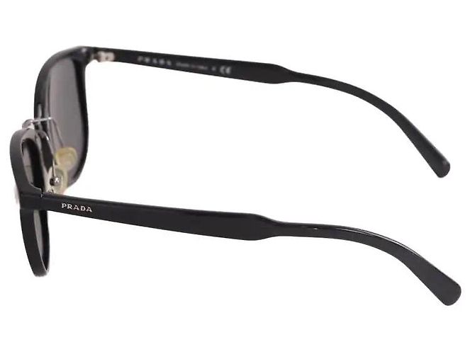 Gafas de sol Prada negras de plástico Negro - vista 2