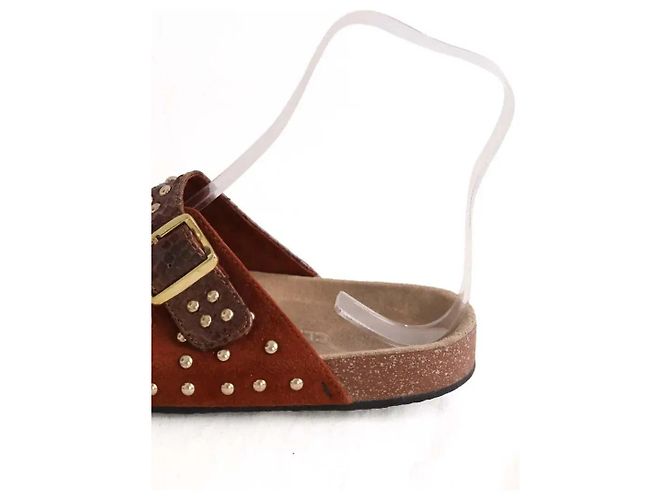 Claris Virot Mules Odette marrón Castaño - vista 4