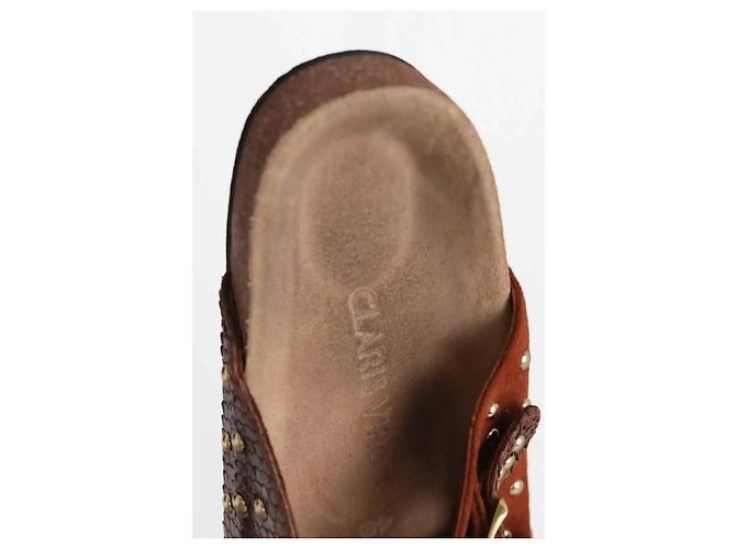 Claris Virot Mules Odette marrón Castaño - vista 6