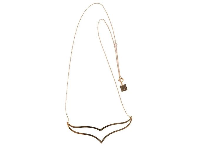 Collana Ginette Ny Wise jumbo in oro giallo 18k D'oro - vista 3