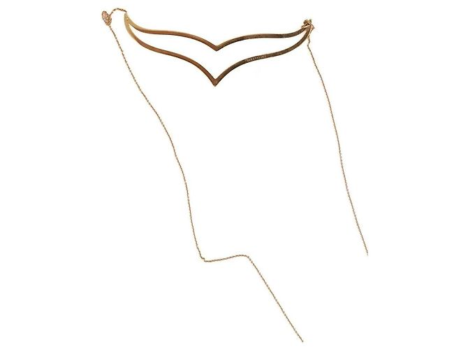 Collana Ginette Ny Wise jumbo in oro giallo 18k D'oro - vista 4