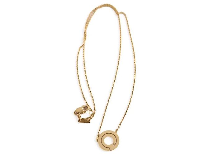 Collana Dinh Van Seventies con pendente in oro giallo D'oro - vista 4