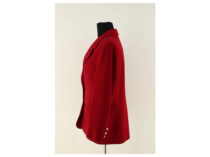 Blazer Burberry de lana rojo Roja - vista 3