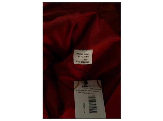 Blazer Burberry de lana rojo Roja - vista 6