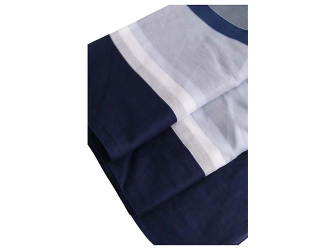 Hermès Chèche aus Baumwolle Blau - Ansicht 3