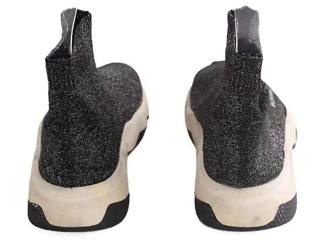 Balenciaga Sneakers Speed anthracite Grigio antracite - vista 2