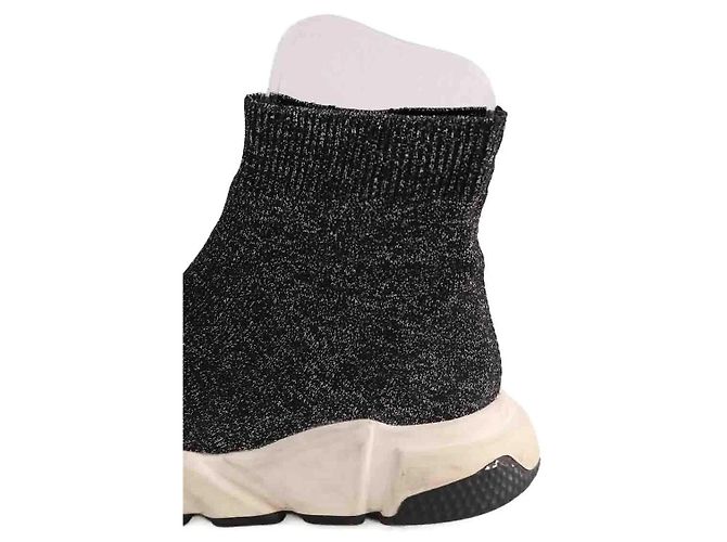 Balenciaga Sneakers Speed anthracite Grigio antracite - vista 4