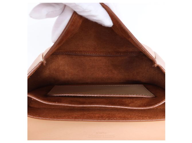 Autre Marque Borsa a tracolla Saint Laurent Paris Kaia in pelle Beige Marrone - vista 10