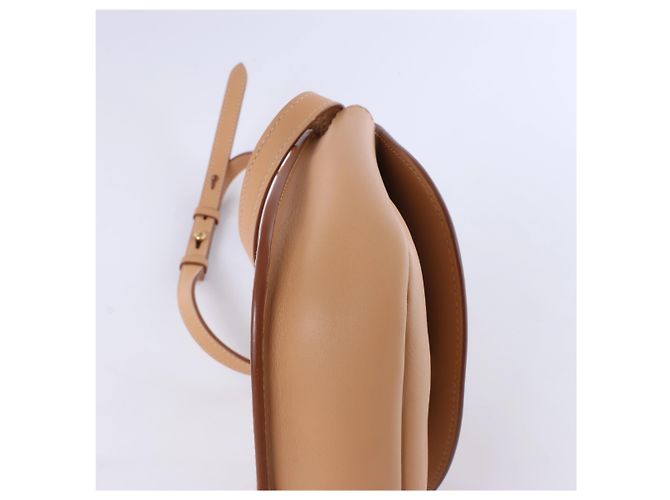 Autre Marque Borsa a tracolla Saint Laurent Paris Kaia in pelle Beige Marrone - vista 7