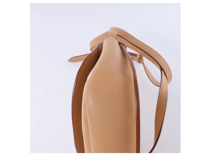 Autre Marque Borsa a tracolla Saint Laurent Paris Kaia in pelle Beige Marrone - vista 8