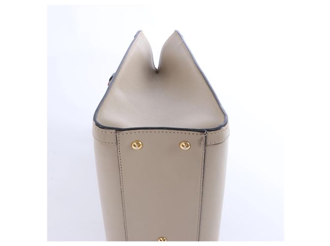 Gucci Bamboo Diana Leather 2 Way Handbag in Beige - view 7