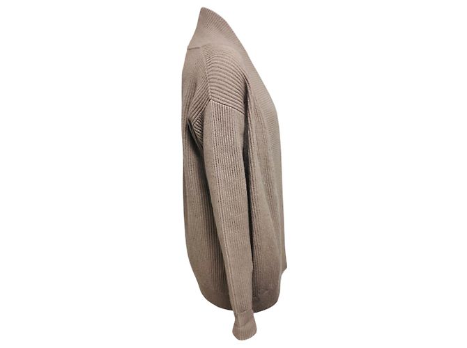 Iro Celya Cardigan aus Strick Ash Brown Braun - vue 2