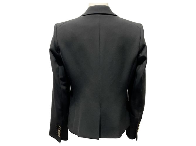 Veronica Beard Black Roya Dickey Jacke Schwarz - Ansicht 3