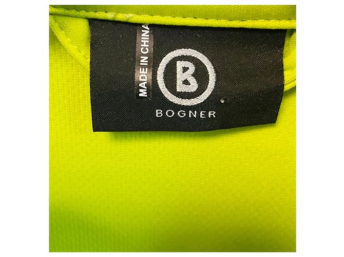 Giacca Bogner verde lime ricamata con zip frontale - vista 4