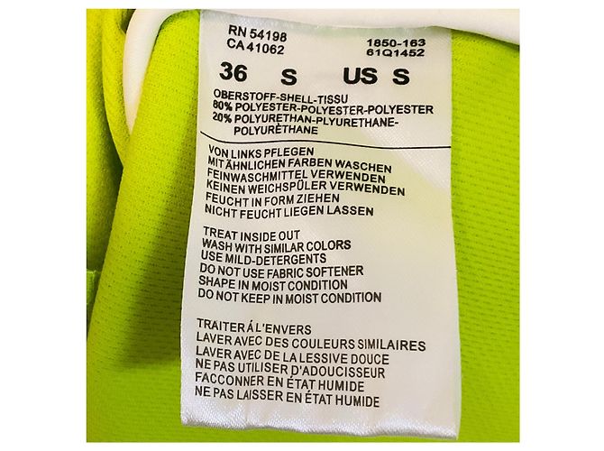 Giacca Bogner verde lime ricamata con zip frontale - vista 5